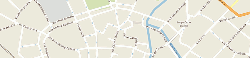 Mappa della impresa teatro villoresi a MONZA