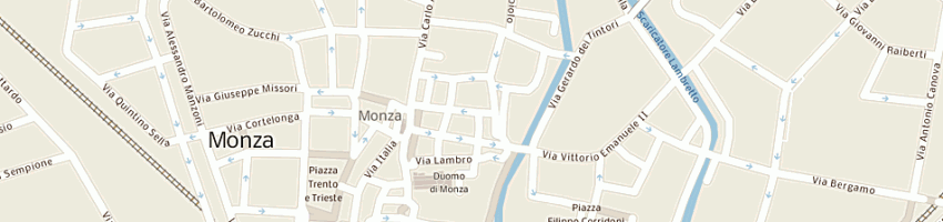 Mappa della impresa monzadoc srl a MONZA