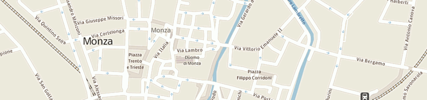 Mappa della impresa ge-bar sas di ozzella nives e c a MONZA
