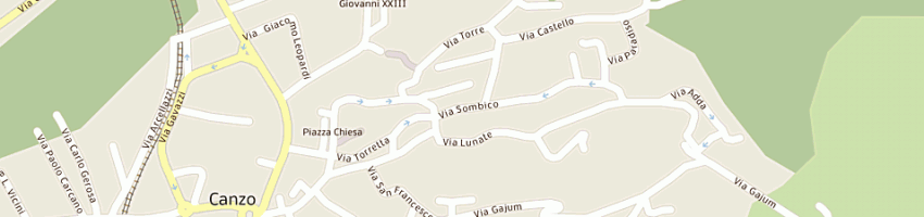 Mappa della impresa pugliese nicola a CANZO