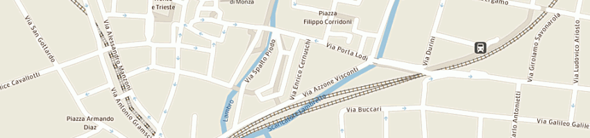 Mappa della impresa benoa srl a MONZA
