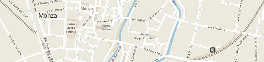 Mappa della impresa sestante servizi immobiliari (srl) a MONZA