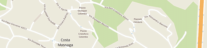 Mappa della impresa randy moda sas di rondalli ciro e c a COSTA MASNAGA
