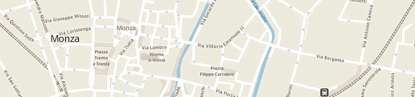 Mappa della impresa trattoria canon d'oro di deriu marco e antonio snc a MONZA
