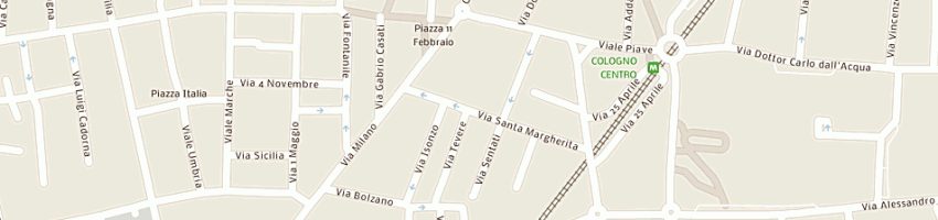 Mappa della impresa franceschetti mirella a COLOGNO MONZESE