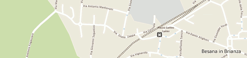 Mappa della impresa autotrasporti ornaghi sas a BESANA IN BRIANZA
