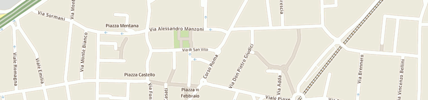 Mappa della impresa segno citta' srl a COLOGNO MONZESE