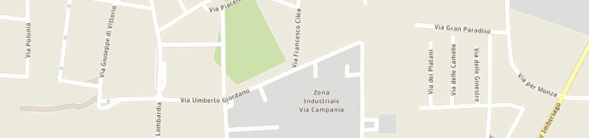 Mappa della impresa pedrazzani giuseppe a COLOGNO MONZESE