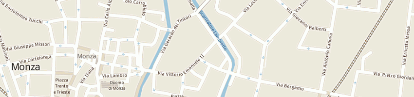 Mappa della impresa la cagneria di mainardi alodia e c sas a MONZA
