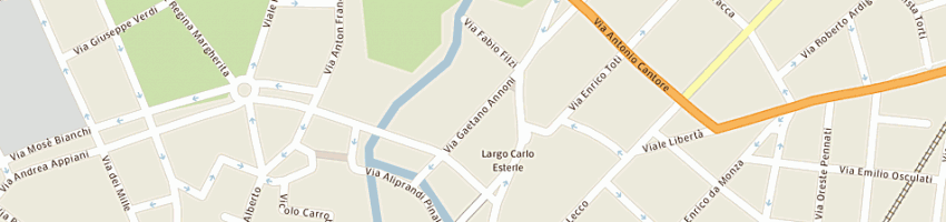 Mappa della impresa tari di alberto rimoldi alberto tagliabue e c sas a MONZA