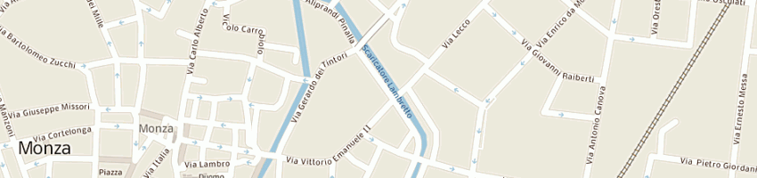 Mappa della impresa dughi diego a MONZA