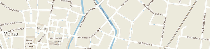 Mappa della impresa line comp srl a MONZA