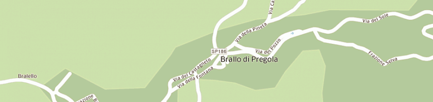 Mappa della impresa poste italiane a BRALLO DI PREGOLA