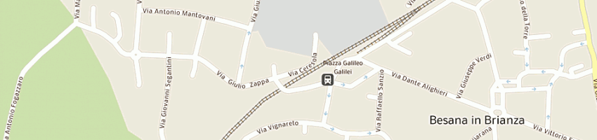 Mappa della impresa cm e c snc a BESANA IN BRIANZA
