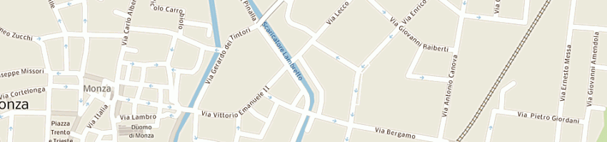 Mappa della impresa nisi giovanni a MONZA