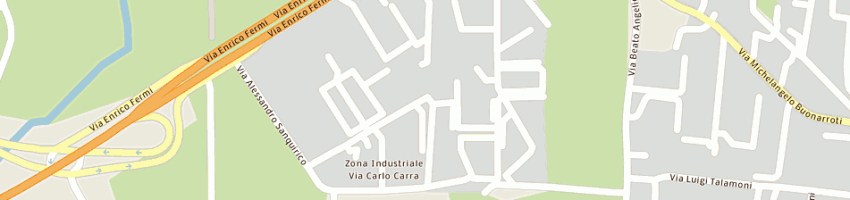 Mappa della impresa mandelli sas di mandelli silvano e c a MONZA