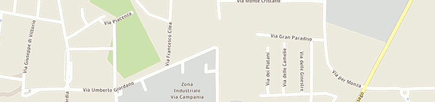 Mappa della impresa freddini umberto a COLOGNO MONZESE