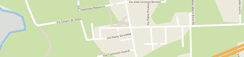 Mappa della impresa beghin gabriele a MONZA