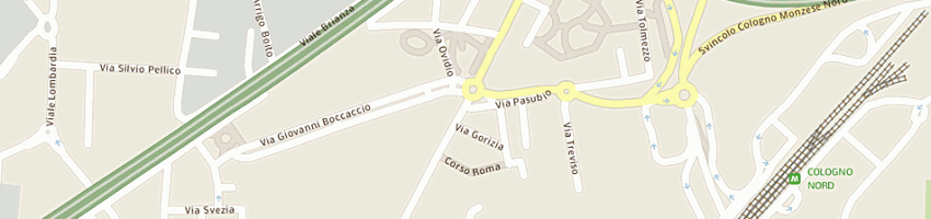 Mappa della impresa studio est sas di chitelotti matteo e c a COLOGNO MONZESE