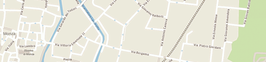 Mappa della impresa comune di monza a MONZA