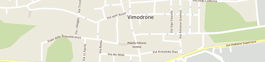 Mappa della impresa banca popolare di cremona a VIMODRONE