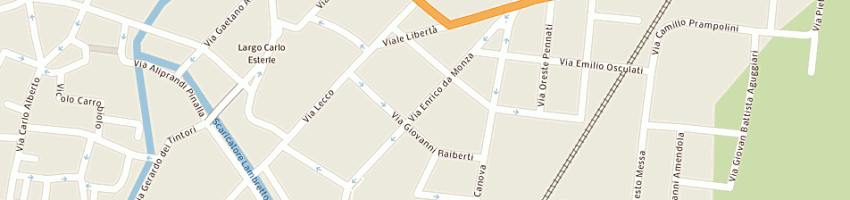 Mappa della impresa banqueting studio srl a MONZA