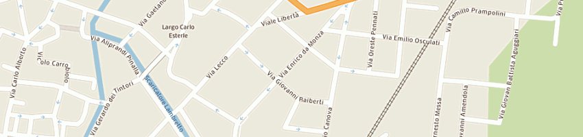 Mappa della impresa sironi franco a MONZA