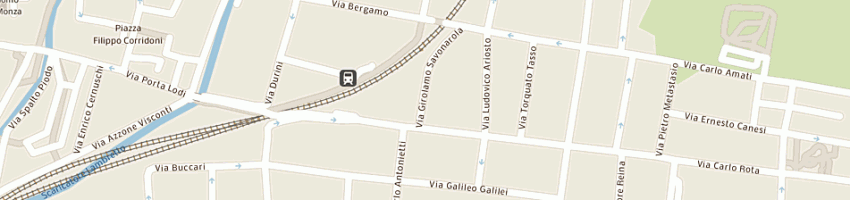 Mappa della impresa painter di de pace paolo a MONZA