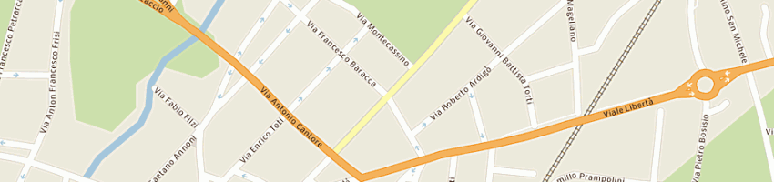 Mappa della impresa vb calor srl a MONZA