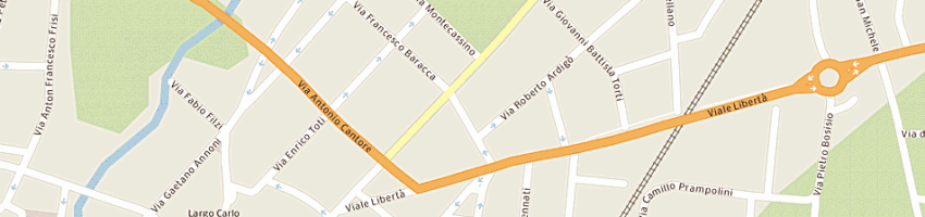 Mappa della impresa tina crea moda a MONZA