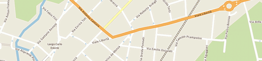 Mappa della impresa b e b finanziamenti sas di belgrado cesare e c a MONZA