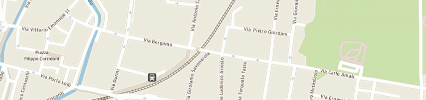 Mappa della impresa torneria crotti di crotti simone a MONZA