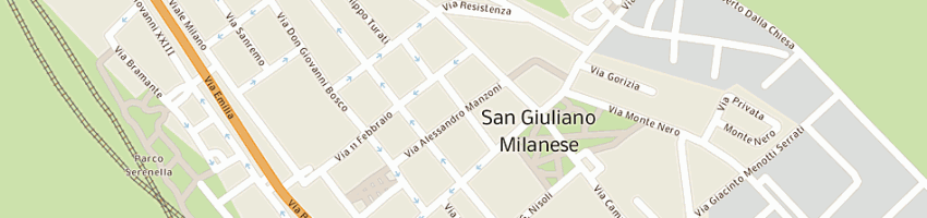 Mappa della impresa monitor srl a MILANO