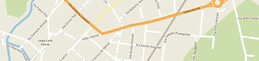 Mappa della impresa bottega della pizza di guarnieri vincenzo a MONZA