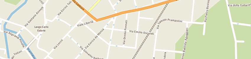 Mappa della impresa cazzaniga gianpaolo a MONZA