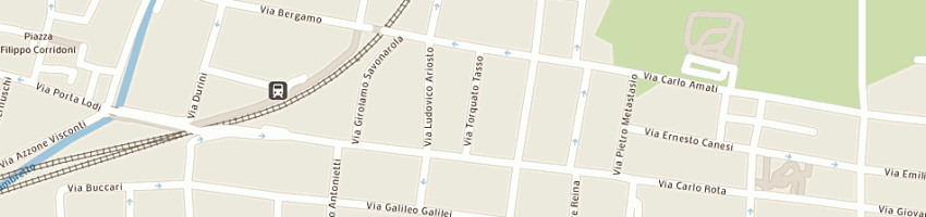 Mappa della impresa sala luciana a MONZA