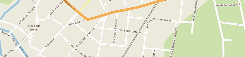 Mappa della impresa pentadent srl a MONZA