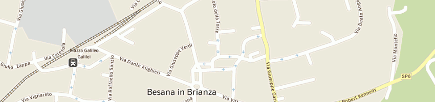 Mappa della impresa vigano' giuseppe snc di vigano' franco e vigano' mario a BESANA IN BRIANZA
