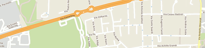 Mappa della impresa treesse srl a SEGRATE