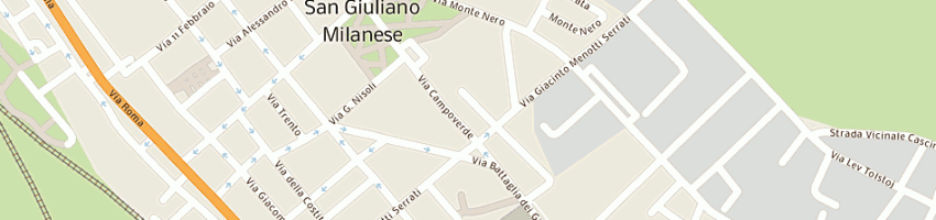 Mappa della impresa ambro consulting srl a SAN GIULIANO MILANESE