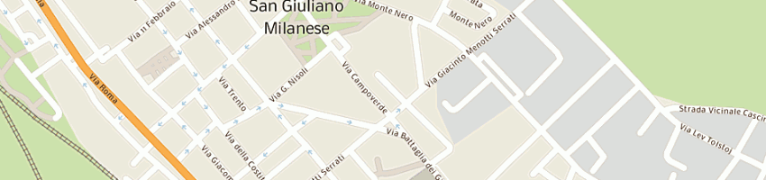Mappa della impresa zannier piermaria a SAN GIULIANO MILANESE