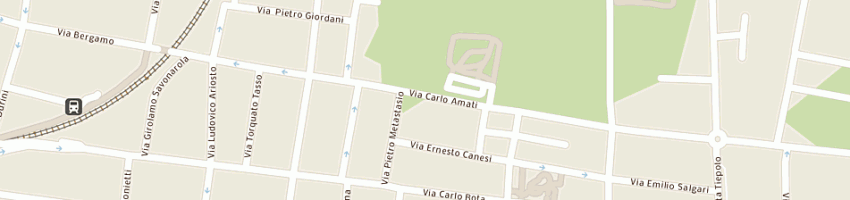 Mappa della impresa estetica xelene di bonafede diana e c sas a MONZA