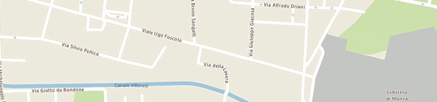 Mappa della impresa amici del minigolf a MONZA