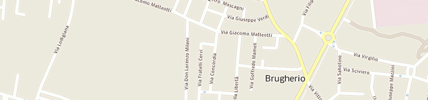 Mappa della impresa centro estetico benessere di parente rossella a BRUGHERIO