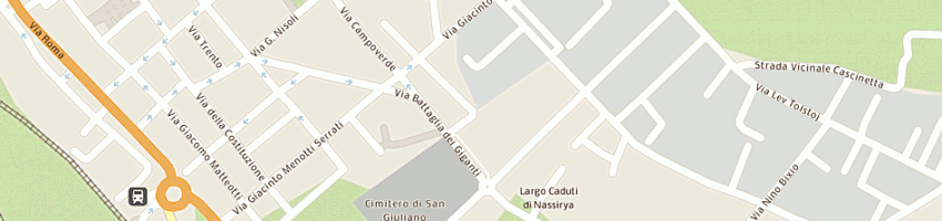 Mappa della impresa sgf schiavon - garlaschi - ferrari a SAN GIULIANO MILANESE