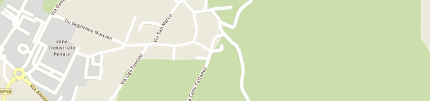 Mappa della impresa fumagalli luciano a CASSAGO BRIANZA