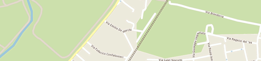 Mappa della impresa lafa di siracusano e gentile a MONZA