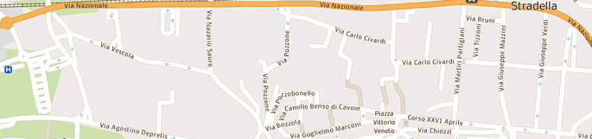 Mappa della impresa sartori manuela a STRADELLA