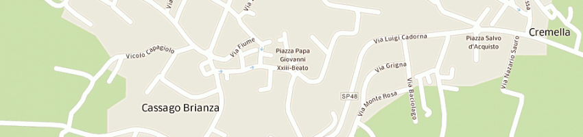 Mappa della impresa filisetti ermanno a CASSAGO BRIANZA