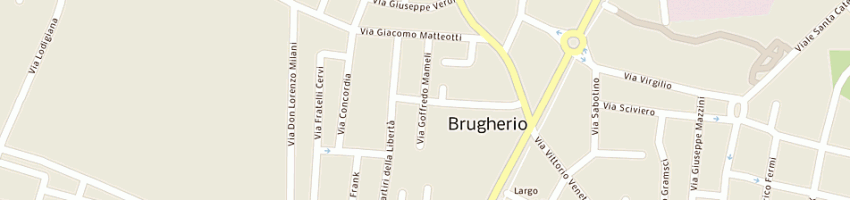 Mappa della impresa diffusione calze sas di schiro franco maurizio e c a BRUGHERIO